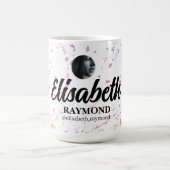 Splatter Waterverf foto en naam Koffiemok (Center)