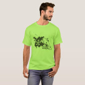 splattereater_symbool_donkergroen t-shirt (Voorkant volledig)