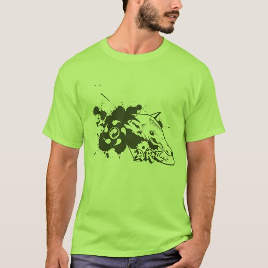 splattereater_symbool_donkergroen t-shirt (Voorkant)