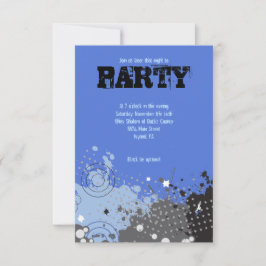 SPLATTERED Bar Bat Mitzvah Uitnodiging