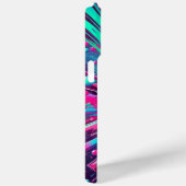 Splattered Chaos: neon verf spatten Case-Mate iPhone Case (Achterkant / Rechts)