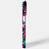 Splattered Chaos: neon verf spatten Case-Mate iPhone Case (Achterkant / Rechts)