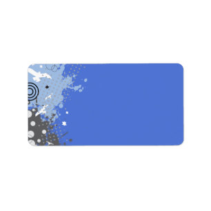 SPLATTERED Return Address Label