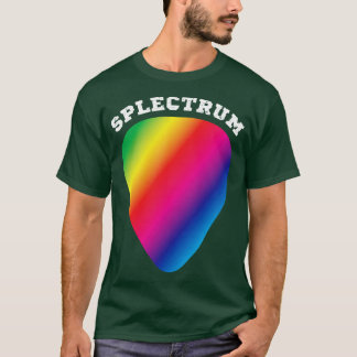 Splectrum regenboog gekleurd plectrum spectrum t-shirt