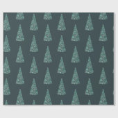 Spleet kerstmis- en feestdagen cadeaupapier (Vlak)