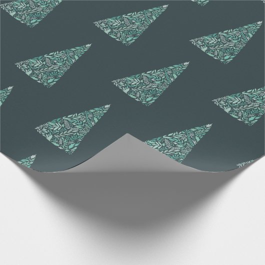 Spleet kerstmis- en feestdagen cadeaupapier (Hoek)