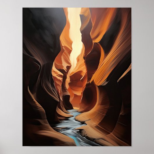 Spleetcanons Utah Landschap Kunstprint Poster (Voorkant)