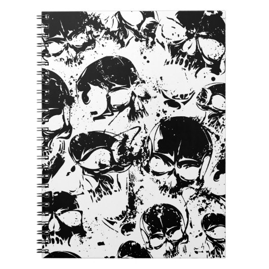 spleetskulls afdrukken notitieboek (Voorkant)