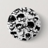 spleetskulls afdrukken ronde button 5,7 cm (Voorkant)