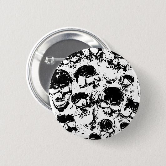 spleetskulls afdrukken ronde button 5,7 cm (Voorkant /achterkant)