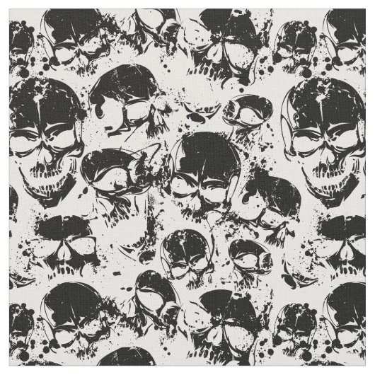 spleetskulls afdrukken stof (Close Up)