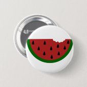spleetvruchten bitten watermeloen ronde button 5,7 cm (Voorkant /achterkant)