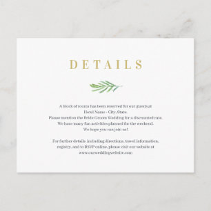 Splende Uniedouding voor details Briefkaart