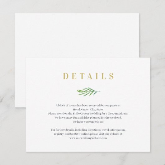 Splende Uniedouding voor details Briefkaart (Voorkant / Achterkant)