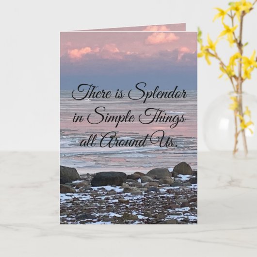 "Splender"Inspirerend kaarten (Gele Bloem)