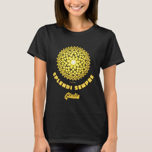 Splendi Sempre Bright Sun Geometrische Mandala T-shirt