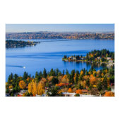 Splendid covu of fall at Bellevue Perfect Poster (Voorkant)