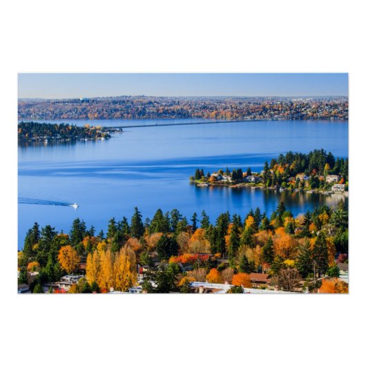 Splendid covu of fall at Bellevue Perfect Poster (Voorkant)