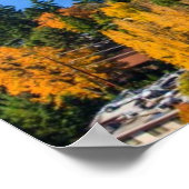 Splendid covu of fall at Bellevue Poster (Hoek)