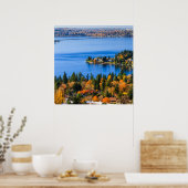 Splendid covu of fall at Bellevue Poster (Keuken)