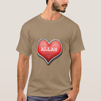 Splendid dawah shirt met tekst Allah