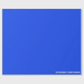 Splendid Fairywren Blue Color Name Cadeaupapier (Vlak)