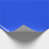 Splendid Fairywren Blue Color Name Cadeaupapier (Hoek)