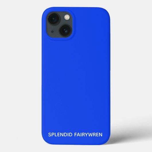 Splendid Fairywren Blue Color Name Case-Mate iPhone Case (Achterkant)