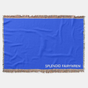 Splendid Fairywren Blue Color Name Deken