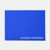 Splendid Fairywren Blue Color Name Deurmat (Voorkant)