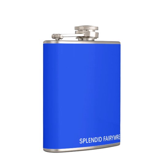 Splendid Fairywren Blue Color Name Heupfles (Rechts)