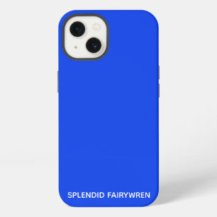 Splendid Fairywren Blue Color Name iPhone 13 Hoesje