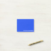 Splendid Fairywren Blue Color Name Post-it® Notes (Op bureau)