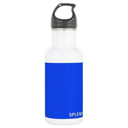 Splendid Fairywren Blue Color Name Waterfles (Voorkant)