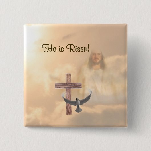 Splendid He is Risen Button (Voorkant)