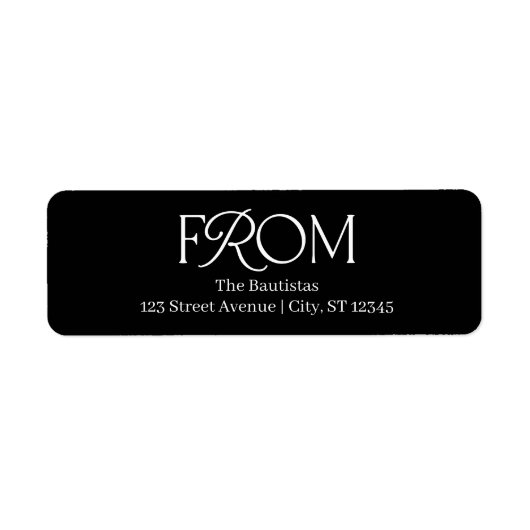 Splendid Mix BEWERKBARE KLEUR Retouradres Labels (Voorkant)