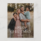 Splendid Mix Merry Christmas Photo Card Briefkaart (Voorkant)
