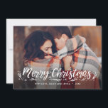 Splendid Season Christmas Photo Card Feestdagenkaart<br><div class="desc">Celebrate the season with this modern and stylish holiday card from Berry Berry Sweet. Matching items and more design options are available at our store: www.berryberrysweet.com. Background color can be customized online to best match your photo!</div>