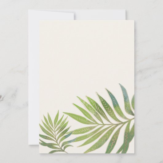 Splendid Summer Wedding Kaart (Achterkant)