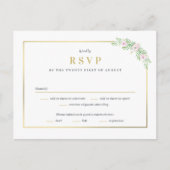 Splendid Union Wedding RSVP Reactie Kaart (Voorkant)
