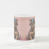 Splendid Yorkshire Terriers Frosted Glass Mok (Center)