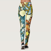 SplendidLee - Abstracte Demon Print Art Leggings (Achterkant)
