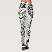 SplendidLee - Abstracte Eye Art Print Leggings (Achterkant)