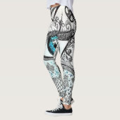 SplendidLee - Abstracte Eye Art Print Leggings (Links)