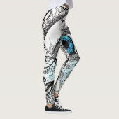 SplendidLee - Abstracte Eye Art Print Leggings (Rechts)
