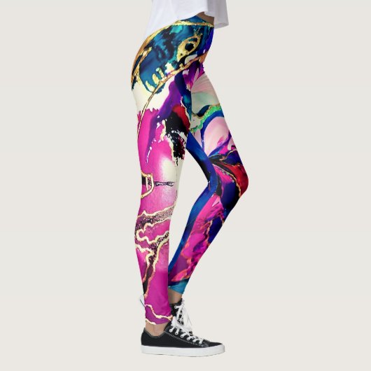 SplendidLee - Abstracte Lava Lamp Art Leggings (Rechts)