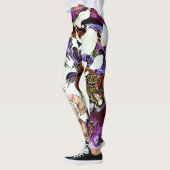 SplendidLee - Abstracte Mercury Art Leggings (Links)