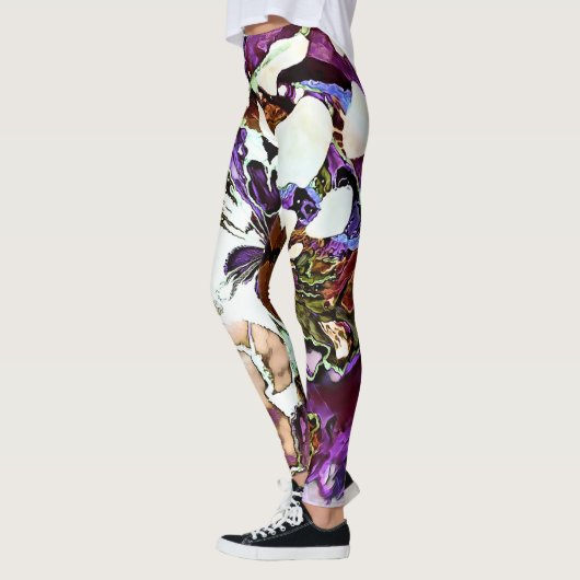 SplendidLee - Abstracte Mercury Art Leggings (Links)