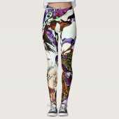 SplendidLee - Abstracte Mercury Art Leggings (Voorkant)
