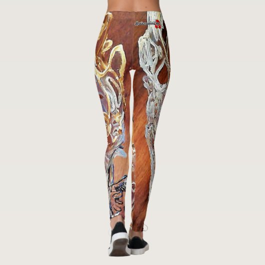 SplendidLee - Upcycle Art Print Leggings (Achterkant)